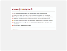 Tablet Screenshot of mjcmerignac.fr